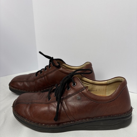 Finn Comfort Dijon Teak Brown Leather Lace Up Shoes Men’s‎ 9 Wide main image 6